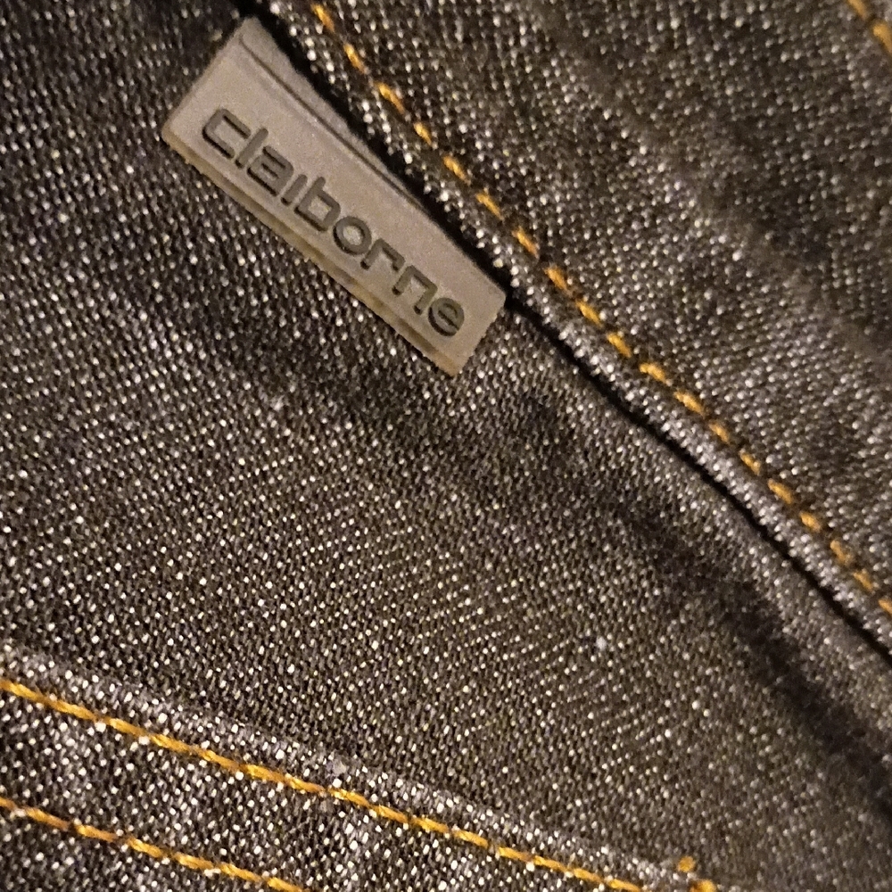 Y2K Men's Jeans 30x30 Relaxed Dark Rinse Straight  Claiborne Essentials NWT - Picture 3 of 8
